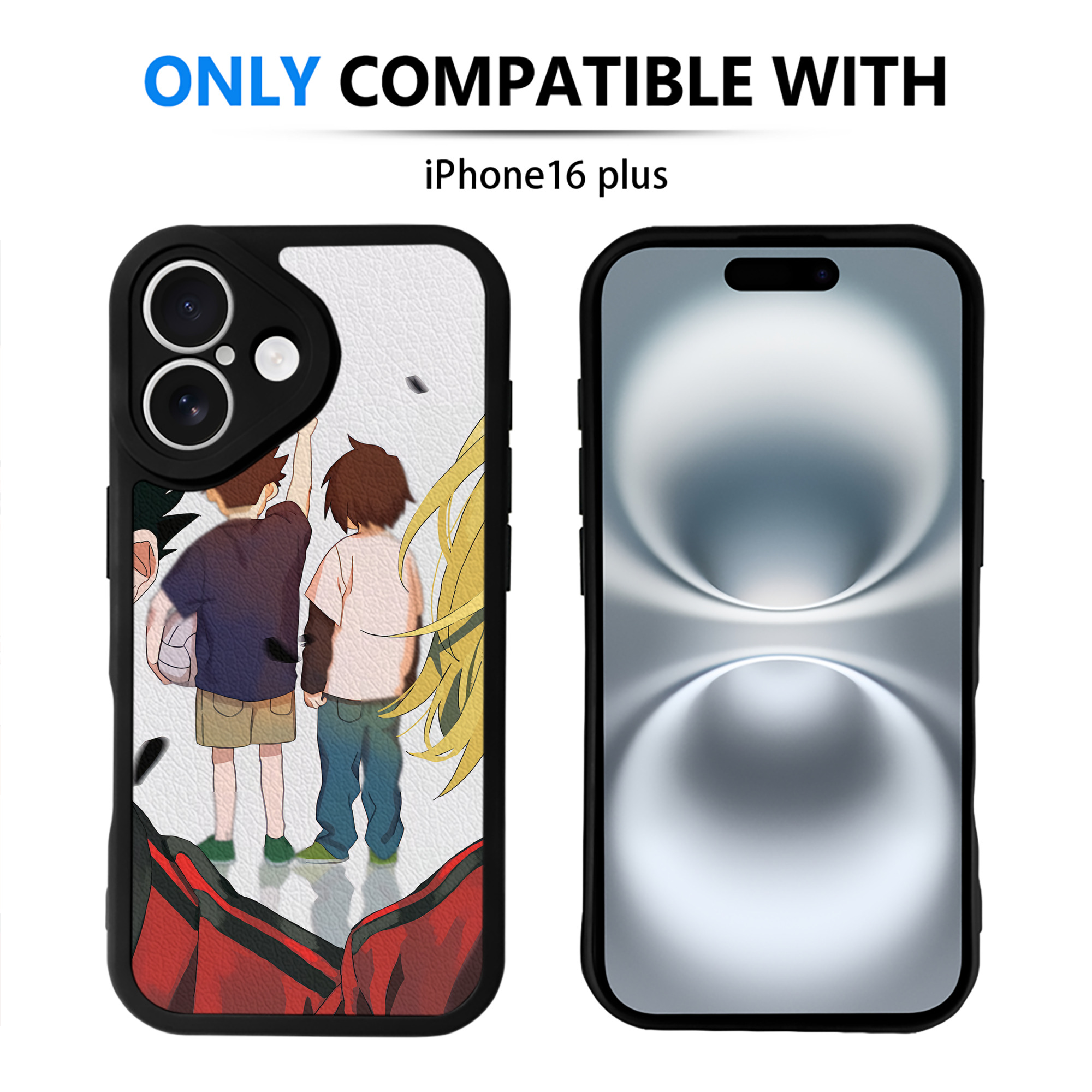 （画像用） ハイキュー!! Haikyu!! 【iPhone 16シリーズ対応】シリコンスマホケース（レザー調） 材質：シリコン